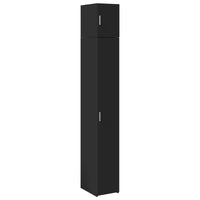 Thumbnail for Hochschrank Schmal Schwarz 30x42,5x225 cm Holzwerkstoff