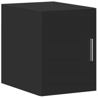 Thumbnail for Hochschrank Schmal Schwarz 30x42,5x225 cm Holzwerkstoff