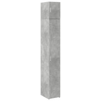 Thumbnail for Hochschrank Schmal Betongrau 30x42,5x225 cm Holzwerkstoff
