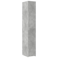 Thumbnail for Hochschrank Schmal Betongrau 30x42,5x225 cm Holzwerkstoff