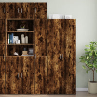 Thumbnail for Hochschrank Schmal Räuchereiche 30x42,5x225 cm Holzwerkstoff