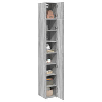 Thumbnail for Hochschrank Schmal Grau Sonoma 30x42,5x225 cm Holzwerkstoff