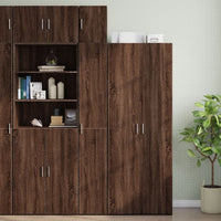 Thumbnail for Hochschrank Schmal Eichen-Optik 30x42,5x225 cm Holzwerkstoff