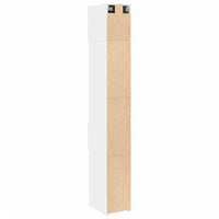 Thumbnail for Hochschrank Schmal Weiß 30x42,5x225 cm Holzwerkstoff