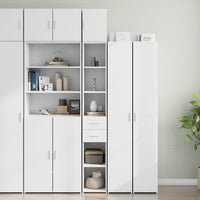 Thumbnail for Hochschrank Schmal Weiß 30x42,5x225 cm Holzwerkstoff