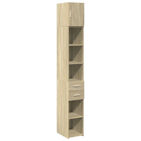 Thumbnail for Hochschrank Schmal Sonoma-Eiche 30x42,5x225 cm Holzwerkstoff
