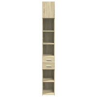 Thumbnail for Hochschrank Schmal Sonoma-Eiche 30x42,5x225 cm Holzwerkstoff