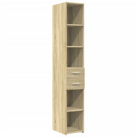 Thumbnail for Hochschrank Schmal Sonoma-Eiche 30x42,5x225 cm Holzwerkstoff