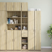 Thumbnail for Hochschrank Schmal Sonoma-Eiche 30x42,5x225 cm Holzwerkstoff