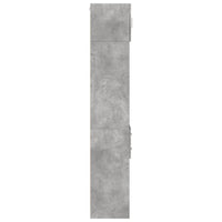 Thumbnail for Hochschrank Schmal Betongrau 30x42,5x225 cm Holzwerkstoff