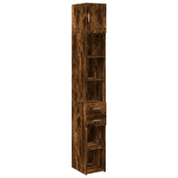 Thumbnail for Hochschrank Schmal Räuchereiche 30x42,5x225 cm Holzwerkstoff