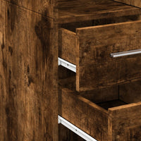 Thumbnail for Hochschrank Schmal Räuchereiche 30x42,5x225 cm Holzwerkstoff