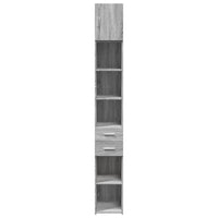 Thumbnail for Hochschrank Schmal Grau Sonoma 30x42,5x225 cm Holzwerkstoff