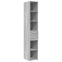 Thumbnail for Hochschrank Schmal Grau Sonoma 30x42,5x225 cm Holzwerkstoff