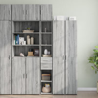 Thumbnail for Hochschrank Schmal Grau Sonoma 30x42,5x225 cm Holzwerkstoff