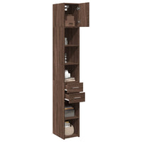 Thumbnail for Hochschrank Schmal Eichen-Optik 30x42,5x225 cm Holzwerkstoff