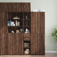 Thumbnail for Hochschrank Schmal Eichen-Optik 30x42,5x225 cm Holzwerkstoff