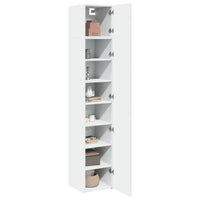 Thumbnail for Hochschrank Schmal Weiß 40x42,5x225 cm Holzwerkstoff