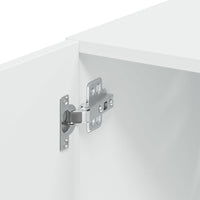 Thumbnail for Hochschrank Schmal Weiß 40x42,5x225 cm Holzwerkstoff