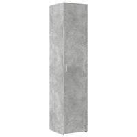 Thumbnail for Hochschrank Schmal Betongrau 40x42,5x225 cm Holzwerkstoff