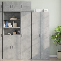 Thumbnail for Hochschrank Schmal Betongrau 40x42,5x225 cm Holzwerkstoff