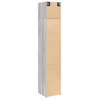 Thumbnail for Hochschrank Schmal Grau Sonoma 40x42,5x225 cm Holzwerkstoff