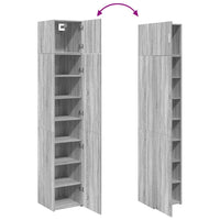Thumbnail for Hochschrank Schmal Grau Sonoma 40x42,5x225 cm Holzwerkstoff
