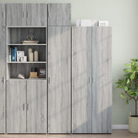 Thumbnail for Hochschrank Schmal Grau Sonoma 40x42,5x225 cm Holzwerkstoff