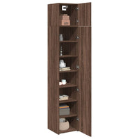Thumbnail for Hochschrank Schmal Eichen-Optik 40x42,5x225 cm Holzwerkstoff