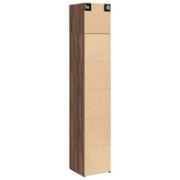 Thumbnail for Hochschrank Schmal Eichen-Optik 40x42,5x225 cm Holzwerkstoff