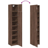 Thumbnail for Hochschrank Schmal Eichen-Optik 40x42,5x225 cm Holzwerkstoff
