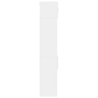Thumbnail for Hochschrank Schmal Weiß 40x42,5x225 cm Holzwerkstoff