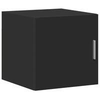 Thumbnail for Hochschrank Schmal Schwarz 40x42,5x225 cm Holzwerkstoff