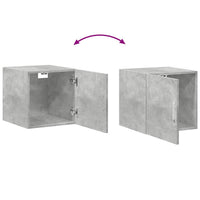 Thumbnail for Hochschrank Schmal Betongrau 40x42,5x225 cm Holzwerkstoff