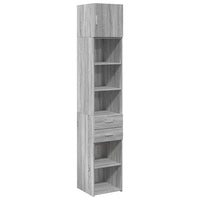 Thumbnail for Hochschrank Schmal Grau Sonoma 40x42,5x225 cm Holzwerkstoff