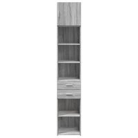 Thumbnail for Hochschrank Schmal Grau Sonoma 40x42,5x225 cm Holzwerkstoff