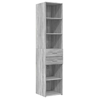Thumbnail for Hochschrank Schmal Grau Sonoma 40x42,5x225 cm Holzwerkstoff