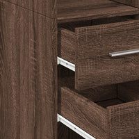 Thumbnail for Hochschrank Schmal Eichen-Optik 40x42,5x225 cm Holzwerkstoff