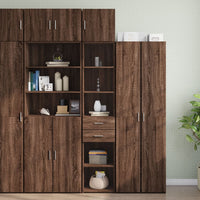 Thumbnail for Hochschrank Schmal Eichen-Optik 40x42,5x225 cm Holzwerkstoff