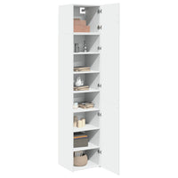 Thumbnail for Hochschrank Schmal Weiß 45x42,5x225 cm Holzwerkstoff