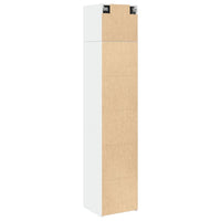 Thumbnail for Hochschrank Schmal Weiß 45x42,5x225 cm Holzwerkstoff