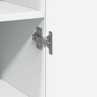 Thumbnail for Hochschrank Schmal Weiß 45x42,5x225 cm Holzwerkstoff