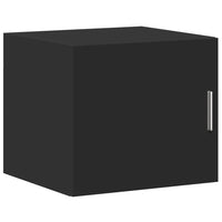 Thumbnail for Hochschrank Schmal Schwarz 45x42,5x225 cm Holzwerkstoff