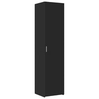 Thumbnail for Hochschrank Schmal Schwarz 45x42,5x225 cm Holzwerkstoff