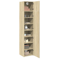 Thumbnail for Hochschrank Schmal Sonoma-Eiche 45x42,5x225 cm Holzwerkstoff