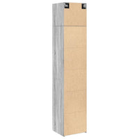 Thumbnail for Hochschrank Schmal Grau Sonoma 45x42,5x225 cm Holzwerkstoff