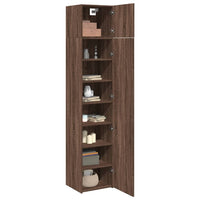 Thumbnail for Hochschrank Schmal Eichen-Optik 45x42,5x225 cm Holzwerkstoff