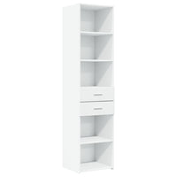 Thumbnail for Hochschrank Schmal Weiß 45x42,5x225 cm Holzwerkstoff
