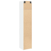 Thumbnail for Hochschrank Schmal Weiß 45x42,5x225 cm Holzwerkstoff