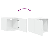 Thumbnail for Hochschrank Schmal Weiß 45x42,5x225 cm Holzwerkstoff